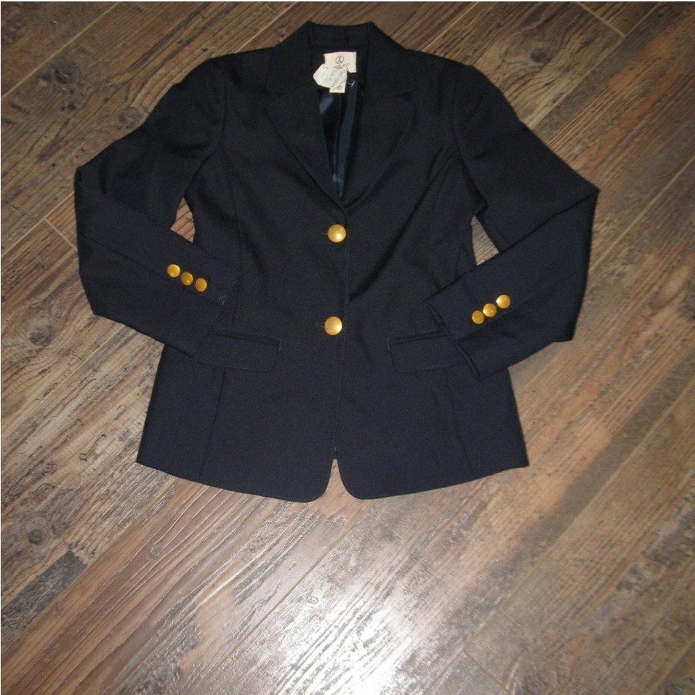 - Lands' End School Uniform Girls Hopsack Deep Navy ,  NWOT